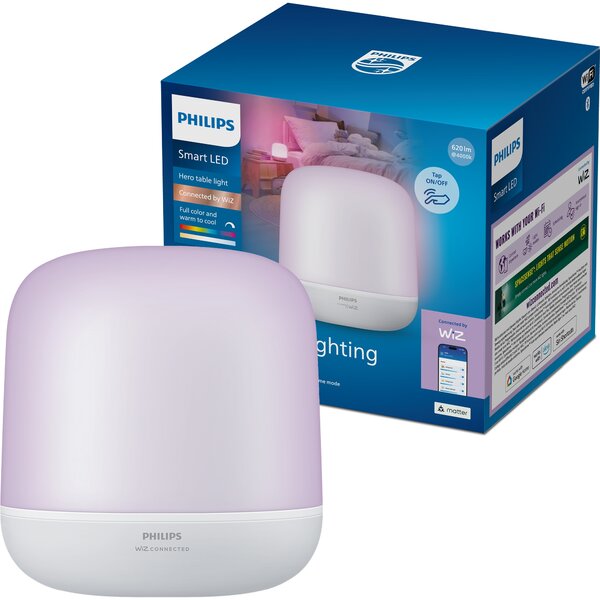 Stolní lampa PHILIPS Hero Table Light WiZ Bílá