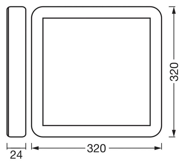 OSRAM LED stropní svítidlo ORBIS QUICKFIX 32 × cm, stříbrné, ClickDim, stmívatelný, Chrom / stříbro, Obývací pokoj / jídelna, kov, Moderní