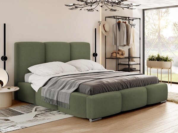 Manželská postel 160cm Armisticio (khaki)