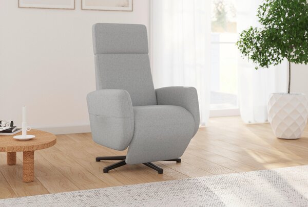 RELAXAČNÍ KŘESLO, textil, světle šedá Sit & More - Online Only křesla & taburety, Online Only
