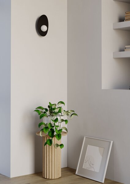 Redo Luxusní LED nástěnné svítidlo CODY, 29cm Barva: Černá