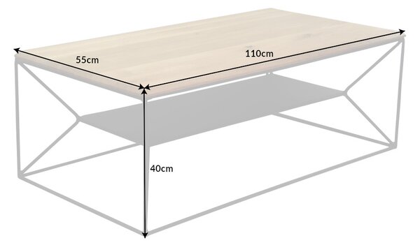Designový konferenční stolek Haines 110 cm dub