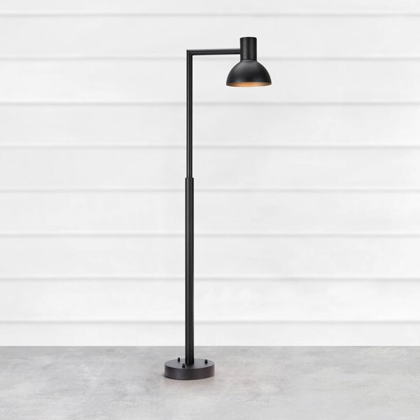 Markslöjd LED osvětlení cesty Nubi, černé, IP44, stmívatelné, výška 115 cm, stmívatelný, Černá, Nerezová ocel, Skandinávský