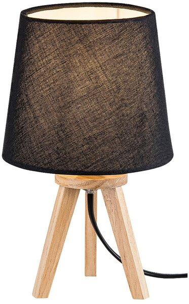 Rabalux Lychee stolní lampa 1x25 W černá-dřevo 2069