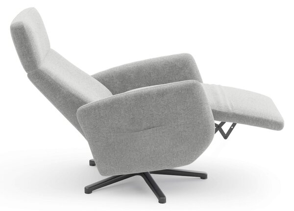 RELAXAČNÍ KŘESLO, textil, světle šedá Sit & More - Online Only křesla & taburety, Online Only