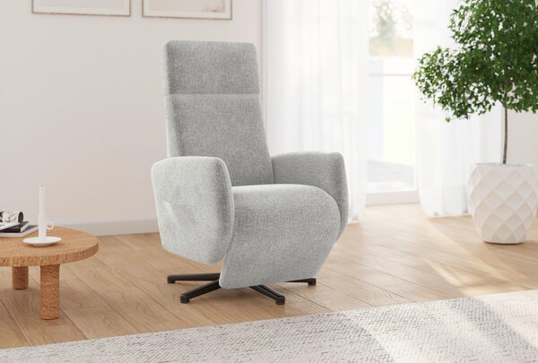 RELAXAČNÍ KŘESLO, textil, světle šedá Sit & More - Online Only křesla & taburety, Online Only