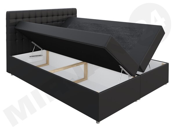 Manželská postel 180 cm Azanat (inkoustová)