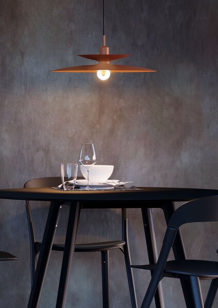 Redo Designové závěsné svítidlo GUNNAR, ø50cm Barva: Černá
