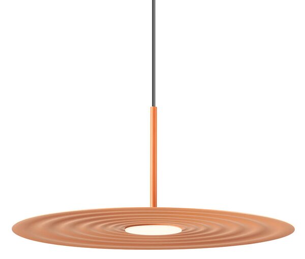 Redo Designové LED závěsné svítidlo LAKE, ø50cm, 3000K Barva: Hnědá