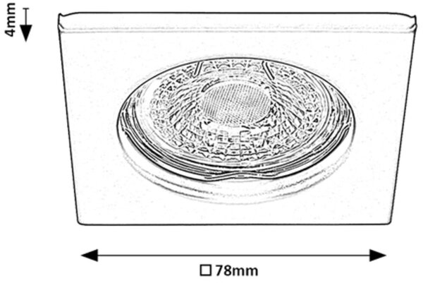 Rabalux Spot Relight zapuštěná světla 1x25 W černá 2150