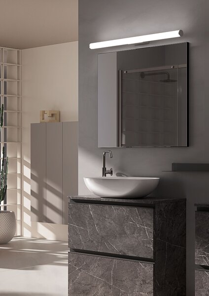Redo LED nástěnné svítidlo KALI nad zrcadlo, 90cm, IP44 Barva: Chrom