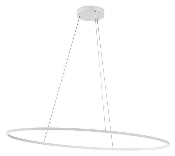 Redo Závěsné LED ovální svítidlo LEO, ø130cm Barva: Bílá