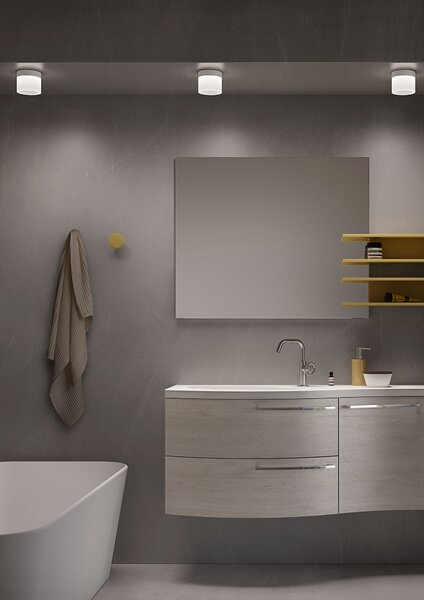 Redo LED stropní svítidlo NAIDA, ø10cm, IP44 Barva: Černá