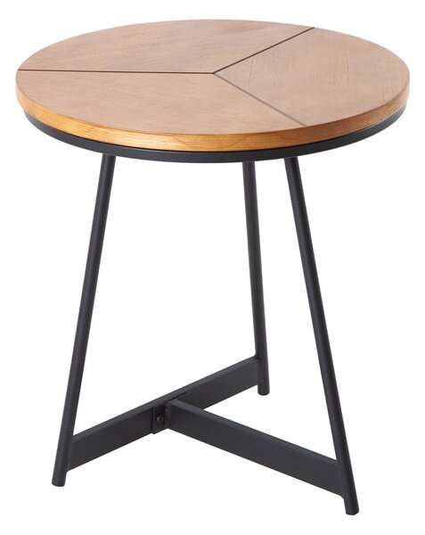 Designový odkládací stolek Faxon 45 cm imitace dub