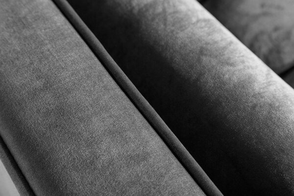 Luxusní pohovka COZY VELVET 220 CM šedá samet Nábytek | Obývací pokoj | Sedací soupravy a pohovky | Pohovky | Pevné