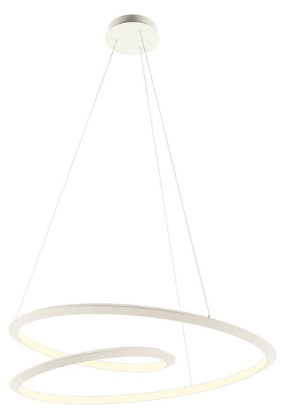 Redo Závěsné LED svítidlo STORM, ø100cm, CCT Barva: Černá
