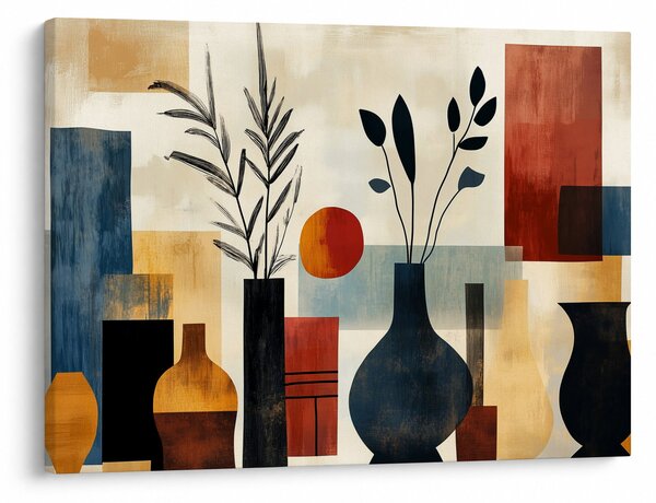 Obraz - Kubistické vázy (70x50 cm)