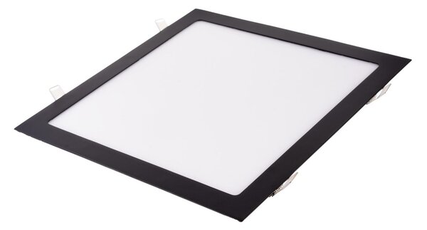 T-LED Černý vestavný LED panel hranatý 300 x 300mm 24W 24V CCT 102215