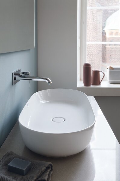 Duravit Luv umyvadlo 80x40 cm oválné na pult bílá lesk 0379800000