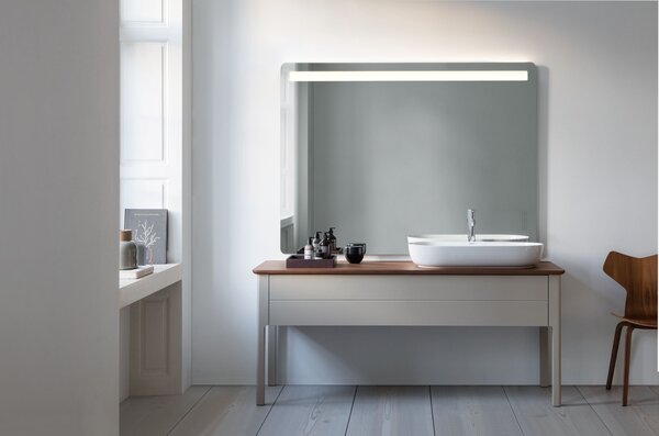 Duravit Luv umyvadlo 80x40 cm oválné na pult bílá lesk 0379800000