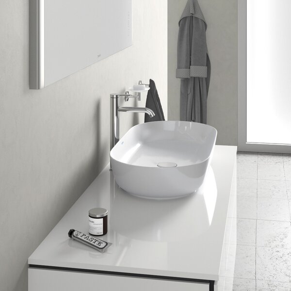 Duravit Luv umyvadlo 80x40 cm oválné na pult bílá lesk 0379800000