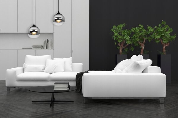 Stínidlo Light Home 20 cm E27 čiré, stříbrné, šedé