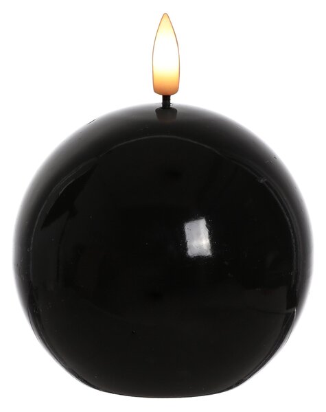 Mondex LED svíčka IDALIA BEAD 11 cm černá