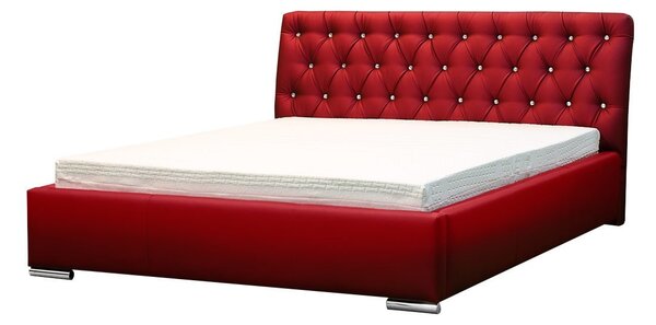 Manželská postel 180 cm Externa (bílá)