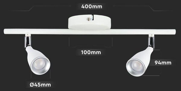 LED Solution Bílé LED bodové svítidlo 9W 218266