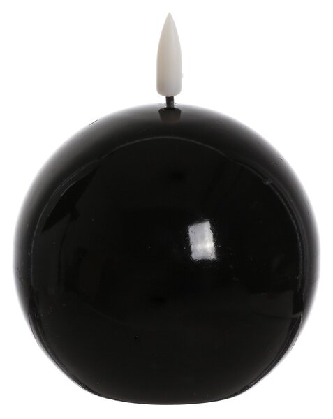 Mondex LED svíčka IDALIA BEAD 11 cm černá