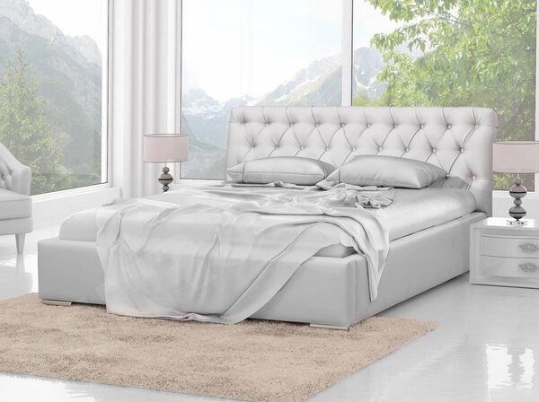 Manželská postel 180 cm Externa (bílá)