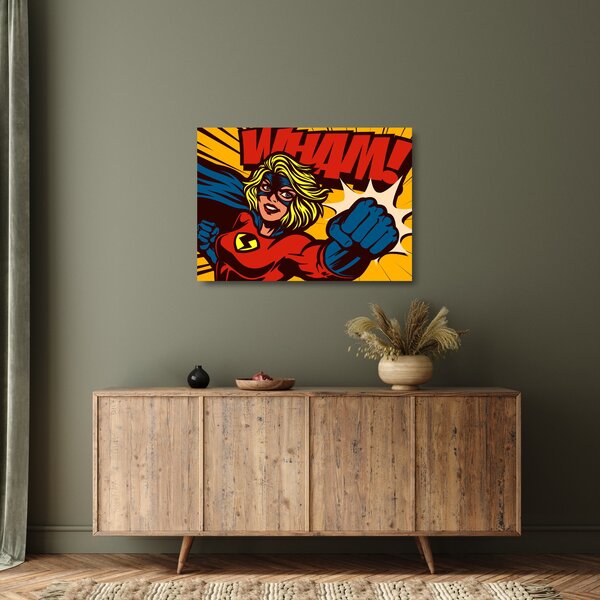 Skleněný obraz - Komix (70x50 cm)