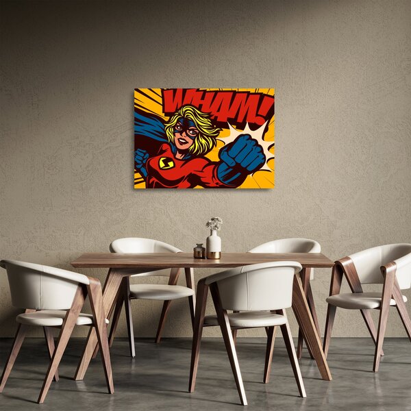 Skleněný obraz - Komix (70x50 cm)