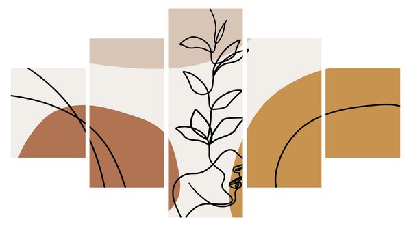 Obraz - Boho Shapes (125x70 cm)