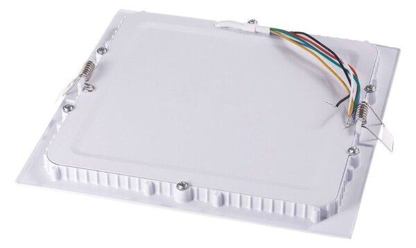 T-LED Bílý vestavný LED panel hranatý 174 x 174mm 18W 24V RGB+CCT 102335