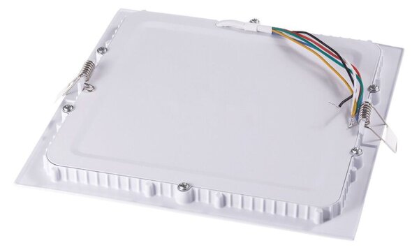 T-LED Bílý vestavný LED panel hranatý 225 x 225mm 27W 24V RGB+CCT 102336