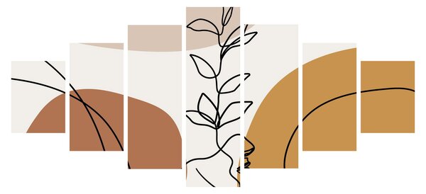 Obraz - Boho Shapes (210x100 cm)