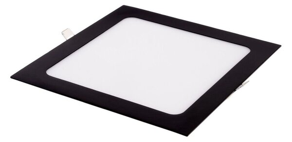 T-LED Černý vestavný LED panel hranatý 174 x 174mm 18W 24V RGB+CCT 102343