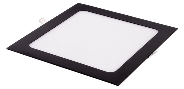 T-LED Černý vestavný LED panel hranatý 225 x 225mm 27W 24V RGB+CCT 102344