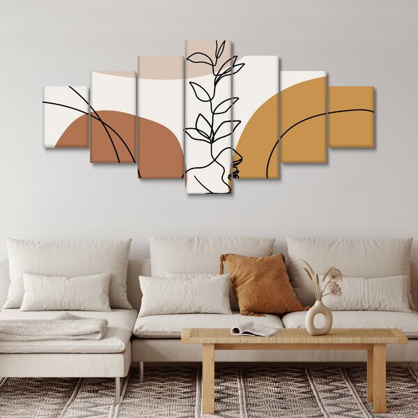 Obraz - Boho Shapes (210x100 cm)