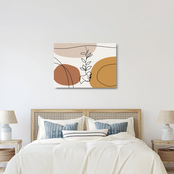 Skleněný obraz - Boho Shapes (70x50 cm)