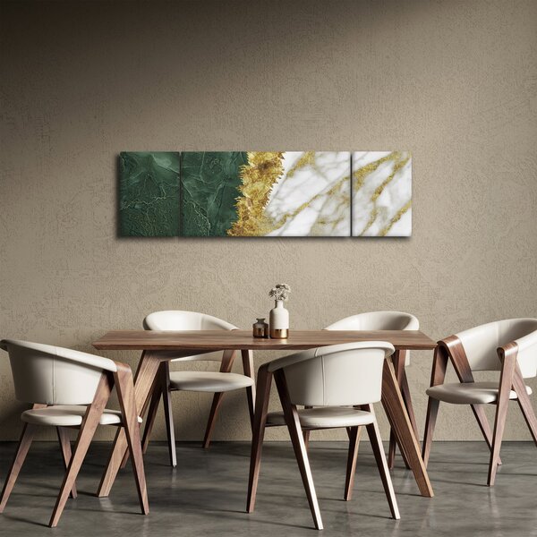 Obraz - Zelený mramor N⁰1 (170x50 cm)