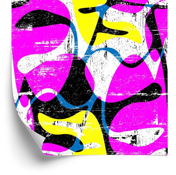 Tapeta Na Zeď Barevné Graffiti Kresby
