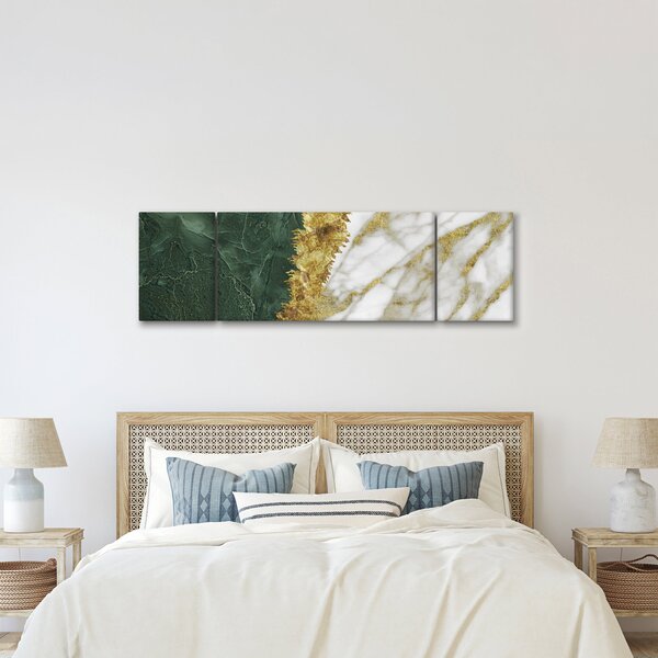 Obraz - Zelený mramor N⁰1 (170x50 cm)