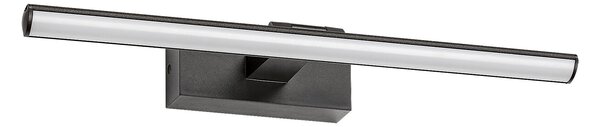 Rabalux Černé LED svítidlo nad zrcadlo Gaten 8W polohovatelné 78001