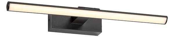 Rabalux Černé LED svítidlo nad zrcadlo Gaten 8W polohovatelné 78001