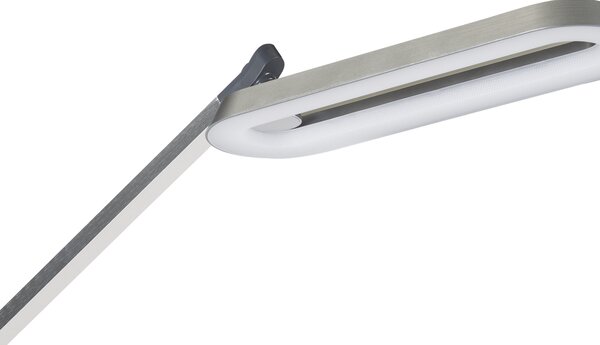 LED stojací lampa AQUARIUS se stmívačem Kov Stříbrná