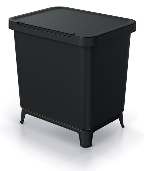Odpadkový koš, 2 x 10 l, černá