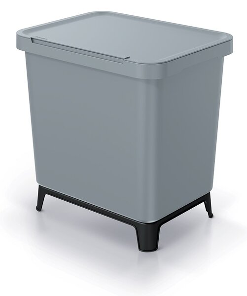 Odpadkový koš, 2 x 10 l, šedá