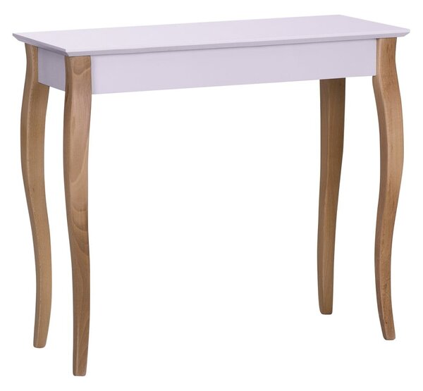 Růžový odkládací stolek Ragaba Console, délka 85 cm